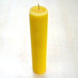 Pure Beeswax tall Banquet candle