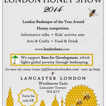 Come To the LONDON HONEY SHOW -October 6th