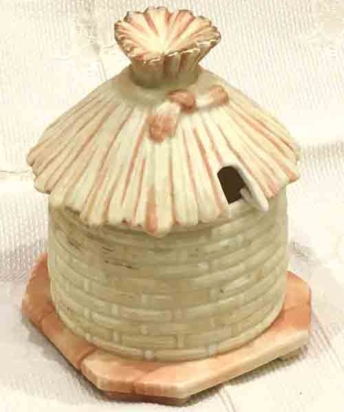 Rare English 1890s Locke & Co Worcester Honeypot