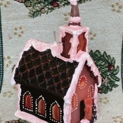Gingerbread Church Wax Candle